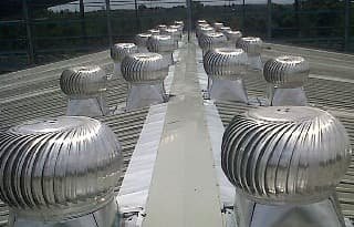 Pemasangan Turboair Turbine Ventilator proyek 52